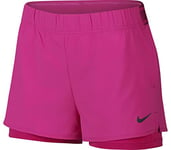 Nike Women Court Flex Tennis Shorts - Active Fuchsia/Active Fuchsia, Large