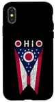 Coque pour iPhone X/XS State of Ohio Burgee Flag -- The Buckeye State