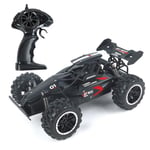 TURBO CHALLENGE - Off Road - Racing - 097726 - Voiture Télécommandée - Noir - 1/18 - Batterie Rechargeable et Piles incluses - Plastique - À Partir de 6 Ans