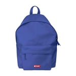 Enri, Sac à dos scolaire unisexe, 2 compartiments, dos et poignées rembourrés, couleur bleue, bleu, 43x29x15, Décontracté