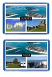 Dorset & Poole, 2 x Fridge Magnet's - Large Size (7cm x 4.5cm) - South Coast