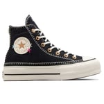 Shoes Converse Chuck Taylor All Star Platform Lift Crafted Stitching Size 3.5...