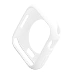 Coque de Protection Antichoc en TPU Souple et résistant aux Chocs pour iWatch Apple Watch Series 7 Noir 41 mm Flexible TPU Ultra Mince Léger Pare-Chocs Antichoc Film de Protection Montre (Blanc)