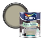 Dulux Simply Refresh Multi Surface Eggsgell Paint - Overtly Olive - 750ML