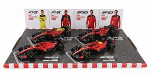 F1 FERRARI SET SF-23 F1-75 SCUDERIA Ferrari 2022 2023 1/43 Bburago BU36848-PACK4