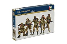 ITALERI ITA6168 U.S. Infantry 90s US Soldiers Model kit, Multicoloured, Small