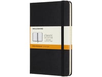 Moleskine Classic, Monokromatiskt, Svart, 208 Ark, 70 G/M ^, Linjerat Papper, Inbunden