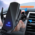 15W Wireless Car Charger Automatic induction Phone Holder For iPhone Samsung UK