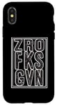 iPhone X/XS Zero F ks Given Bold Graphic Zro Fks Gvn Case