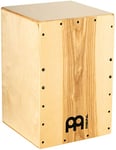 Meinl Percussion Snarecraft Cajon Instrument - Compact Drum Box with 2 Snare Wires - Playing Surface Ash (SC80HA)