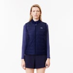 Lacoste Veste Golf sans manche réversible Taille 32 Bleu Marine/blanc