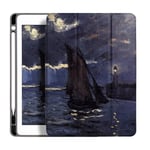 (iPad Pro 3 11 2021 Night Lighthouse) iPad Air 45th Pro 10,5 11 12,9 -kotelo, kolminkertainen pehmeä kynätelineellä, iPad 10 10,9 10,2 7/8/9th Gen Mini56 tabletin suojukset