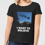 I Want To Believe Women's T-Shirt - Black - 3XL - Black