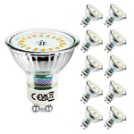 Allesgute 10x GU10 LED Bulbs, Warm White 3000K 5W 500LM GU10 LED Light Bulbs Equivalent to 45W Halogen Bulb, 120° Beam Angle Energy Saving Spotlight Bulbs 240V