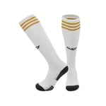 Fotbollsstrumpor för barn och vuxna 24 Real Madrid Home White Adult One Size 36-45