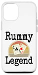 iPhone 12/12 Pro Funny Rummy Legend Card Game Winner Winning Game Night Dad Case