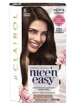 Clairol Nice' n Easy Permanent Hair Dye 5 Medium Brown