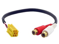 Connects2 AUX-adapter Alfa Romeo (m/mini-ISO)