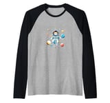 Astronaut Cat Sweet Cat stuff Casual Kitty Wear vibes S22 Raglan Baseball Tee