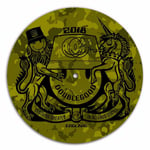 Ravers Coat of Arms Camo Acid House Dance Music Rave Techno DJ Slipmat