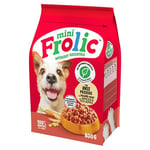 Frolic Mini croquants pour Chien, Nourriture sèche au goût de volaille, 5 Sacs de 800 g