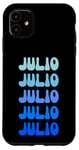Coque pour iPhone 11 Julio Personal Name Custom Customized Personalized
