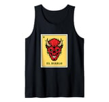 Funny Mexican Bingo Game El Diablo Tank Top