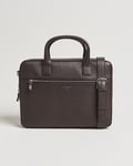 Tiger of Sweden Beckholmen Leather Briefcase Dark Brown