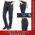 Lee Cooper  Work Safety Cargo Trousers Ladies Workwear Multi Pocket Classic