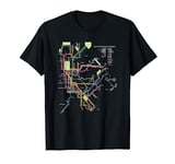 New York City Metro Subway Map Art I Heart NY Souvenir Gifts T-Shirt