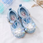 Frozen Elsa sandaler Prinsesskor, halkfria kristal