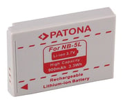 NB-5L Batterie PATONA pour Canon Digital Ixus 800 IS 850