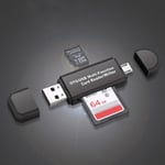 Micro Usb Otg To 2.0 Adapter Sd/micro Sd Card Reader With S