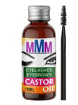 100% Pure Organic Castor Oil for Eyelashes Eyebrows Hair Growth Body Care Oil