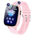 Montre Connectée Enfant – Montre Téléphone pour Filles et Garçons avec Appel, SOS, Jeux, Podomètre, Musique, Livre Audio, Appareil Photo, Réveil, Montre pour Enfants de 4 à 12 Ans