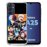 Cokitec Reinforced Case for Samsung Galaxy A25 5G Manga My Hero Academia Black