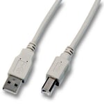 EFB ELEKTRONIK USB2.0 Anschlusskabel A-B  St.-St.  0 5m  grau  Classic