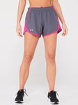 UNDER ARMOUR Women's Running Fly By 2-in-1 Shorts - Grey, Grey, Size Xs, Women