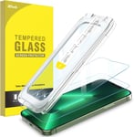 Verre Trempe Pour Iphone 13 Pro Max 6,7 Pouces,Une Touche Installation,Film Protection Ecran,Couverture Complete,Kits D'outils D'alignement Automatique,Hd Clair,Lot De 2