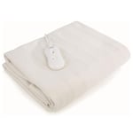 Carmen Double Heated Under Blanket with Overheat Protection, 70W, White - C81193