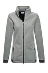 G.I.G.A. DX Limitlos Wmn Veste polaire pour femme avec capuche enroulable XL Gris mélangé