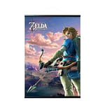 Grupo Erik Magnetic Wall Hanger + Poster, The Legend of Zelda Breath of The Wild, 61 x 91,5 cm