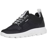 Baskets basses Geox  Baskets femmes Spherica  ref 52883 Noir