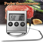 Thermomètre numérique de cuisine pour barbecue, appareil de mesure de la température des aliments, avec sonde en acier S8w0