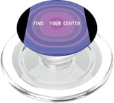 Find Your Center Mindfulness Apparel for Wellness PopSockets PopGrip for MagSafe