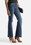 Vero Moda Sally Flare Jeans Dark Denim UK W24 L36 RRP £38 LN112 BB 20