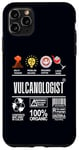 iPhone 11 Pro Max Vulcanologist Job Definition Skills Coffee Wine Sarcasm Case