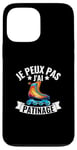 Coque pour iPhone 13 Pro Max Je Peux Pas J'ai Patinage Artistique Patin A Glace Humour