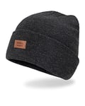 Levi's Unisex-adults Classic Knit Cuffed All Season Beanie Hat, Grey Solid, One size