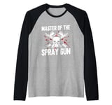 Master of the Spray Gun Painter Raglan Baseball Tee